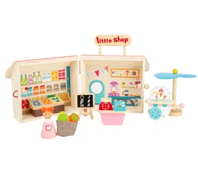 Small Foot Drevený obchodík v kufríku / od 3 rokov