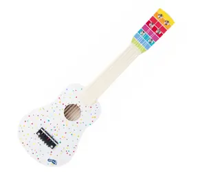 Small Foot Drevená gitara s bodkami / od 3 rokov