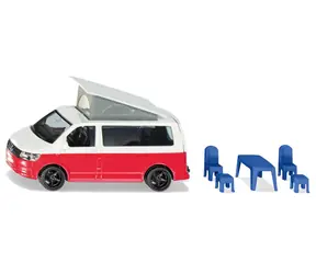 SIKU Super - VW T6 California s pohyblivou strechou a príslušenstvom / od 3 rokov