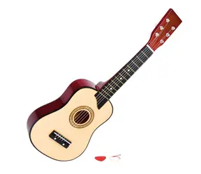 Small Foot Detská hračka drevená gitara prírodná / od 3 rokov