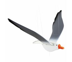 Small Foot Drevené dekorácie lietajúce čajka / od 3 rokov