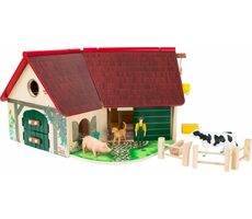 Small Foot Drevená farma so zvieratkami / od 3 rokov