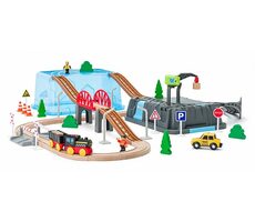 Woody Vláčikodráha v boxe - Banská súprava 54ks / od 3 rokov