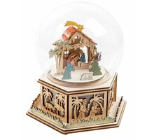 Small Foot Snehová guľa a hracia skrinka Betlehem