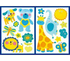 Small Foot Samolepky zvieratká / od 3 rokov