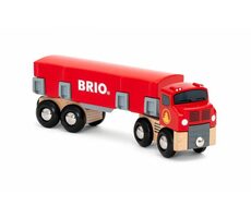 BRIO Ťahač s drevom