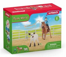 Schleich Farm World 42577 Kovbojská zábava s lasmi / od 3 rokov