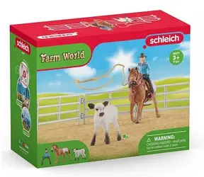 Schleich Farm World 42577 Kovbojská zábava s lasmi / od 3 rokov