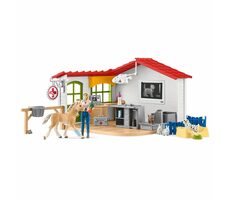Schleich Farm World 42502 Ordinácia veterinára s domácimi zvieratami / od 3 rokov