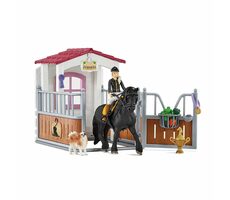 Schleich Horse Club 42437 Stajňa s koňom klubová / od 5 rokov