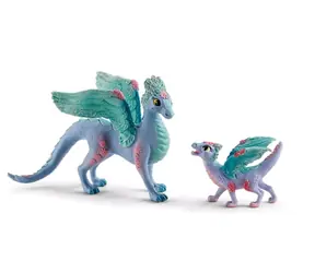 Schleich Bayala 70592 Kvetový dráčik, matka a mláďa / od 5 rokov