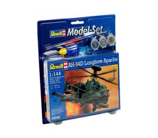 Revell 64046 Model Set AH-64D Longbow Apache / Plastikový model / 1:144 / Počet dielikov: 79 / Obtiažnosť 3
