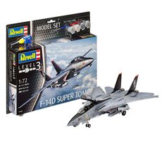 Revell 63960 Set - F-14D Super Tomcat / Plastikový model / 1:72 / Počet dielikov: 111 / Obtiažnosť 3