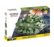 COBI 2279 Americký tank HMC M8 Scott / 1:35 / 525 kociek / 1 f / od 8 rokov