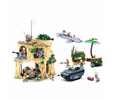 Sluban WWII M38-B1111 Bitka o Iwodžime / LEGO-kompatibilná / Počet figúrok|dielikov: 9|1027 / od 6 rokov