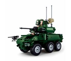 Sluban Model Bricks M38-B0753 Obrnené bojové vozidlo Jaguar / LEGO-kompatibilný / Počet figúrok|dielikov: 1|245 / od 6 rokov