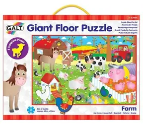 Galt Veľké podlahové puzzle - na farme / 3 - 6 rokov