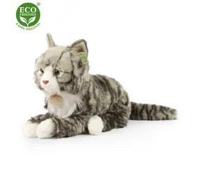 RAPPA Plyšová nórska mačka 38 cm / ECO-FRIENDLY / od 0 mesiacov