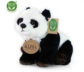Rappa Plyšová panda 18 cm / ECO-FRIENDLY / od 0 mesiacov