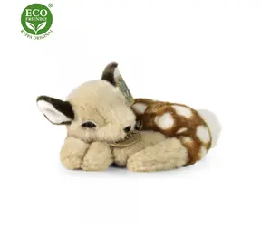 RAPPA Plyšový koloušok ležiaci 18 cm / ECO-FRIENDLY / od 0 mesiacov