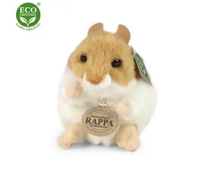 Rappa Plyšový škrečok 13 cm / ECO-FRIENDLY / od 0 mesiacov