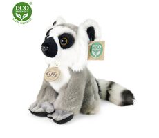 RAPPA Plyšový lemur sediaci 18 cm / ECO-FRIENDLY / od 0 mesiacov