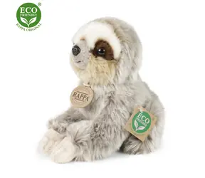 RAPPA Plyšový leňoch sediaci 18 cm / ECO-FRIENDLY / od 0 mesiacov
