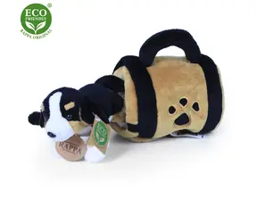 RAPPA Plyšový pes Bernský salašnícky v prepravke 15 cm / ECO-FRIENDLY / od 0 mesiacov