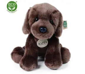 RAPPA Plyšový pes labrador sediaci 30 cm / ECO-FRIENDLY / od 0 mesiacov