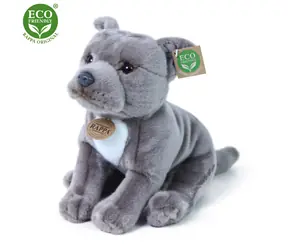 RAPPA Plyšový pes stafordšírsky bulteriér 30cm / ECO-FRIENDLY / od 0 mesiacov