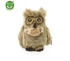 RAPPA Plyšový výr 17 cm / ECO-FRIENDLY / od 0 mesiacov