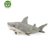RAPPA Plyšový žralok 36 cm / ECO-FRIENDLY / od 0 mesiacov