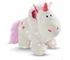 NICI plyš Jednorožec Theodor v snehovej kombinéze 22cm /GREEN kolekcia/ od 0 mesiacov