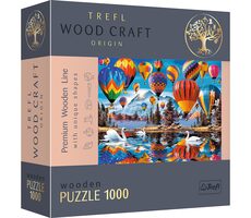 Trefl Wood Craft Origin - Puzzle - Farebné balóny / 1000 dielikov / 51.9 x 37.5 cm