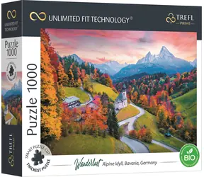 Trefl Prime - Puzzle - UFT Bavorské Alpy / 1000 dielikov / 68.3 x 48 cm / vek 12+