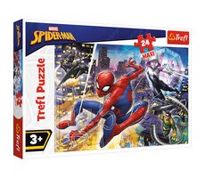 Trefl - Puzzle - Spiderman MAXI / 24 dielikov / 60 x 40 cm / vek 3+
