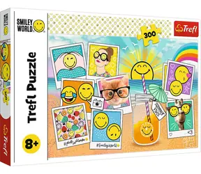 Trefl - Puzzle - Smajlík na dovolenke / 300 dielikov / 60 x 40 cm / vek 8+