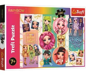 Trefl - Puzzle - Rainbow High: Priateľstvo / 200 dielikov / 48 x 34 cm / vek 7+