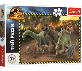 Trefl - Puzzle - Jurský svet: Nadvláda - 200 dielikov / 48 x 34 cm / vek 7+