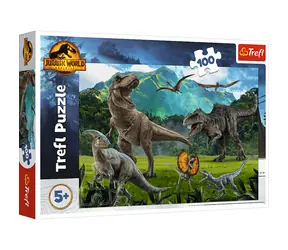 Trefl - Puzzle - Jurský svet: Nadvláda / 100 dielikov / 41 x 27.5 cm / vek 5+
