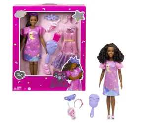 Mattel HMM67 Moja prvá Barbie - bábika deň a noc - Ružová / od 3 rokov
