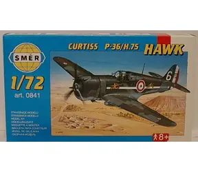 Směr Curtiss P-36/H.75 Hawk / Plastikový model / 1:72 / 44 dielikov / od 8 rokov