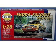 Smer KlikKlak systém Škoda Favorit Rallye 96 / 1:28 / 20 dielikov / od 6 rokov