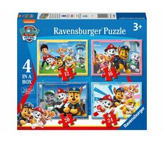 Ravensburger - Puzzle - Tlapková patrola 4v1 / 12+16+20+24 dielikov / od 3 rokov