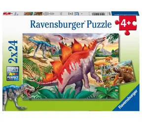 Ravensburger - Puzzle - Svet dinosaurov - 2x24 dielikov / od 4 rokov