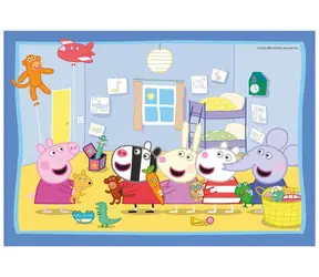 Ravensburger - Puzzle - Prasiatko Peppa: Peppino dobrodružstvo 2v1 / 2x12 dielikov / od 3 rokov