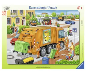 Ravensburger - Puzzle - Odvoz odpadu / 35 dielikov / od 4 rokov