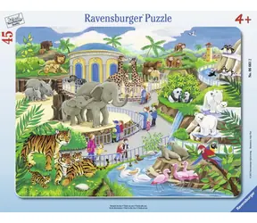 Ravensburger - Puzzle - Návšteva v ZOO / 45 dielikov / od 4 rokov
