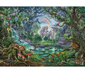 Ravensburger Exit Puzzle: Jednorožec / 759 dielikov / 70 x 50 cm / od 12 rokov