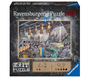 Ravensburger Exit Puzzle: V továrni na hračky / 368 dielikov / 70 x 50 cm / od 12 rokov